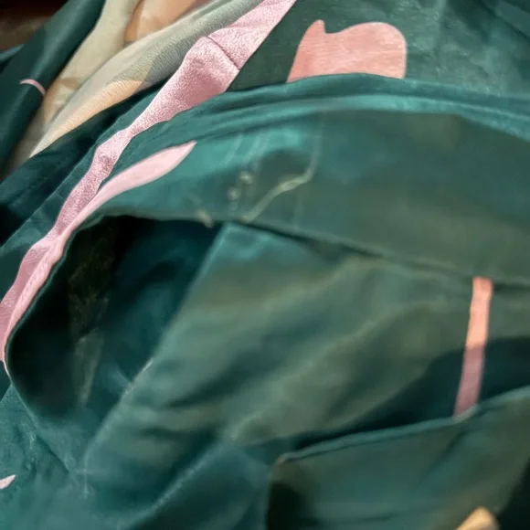 Petal & Pup Anabelle Halter Neck Midi Dress Green Pink - Picture 8 of 16